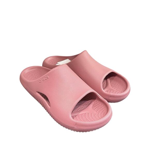 Crocs Mellow Recovery Slide Cassis Comfort deep pink Womens 11, Men’s 9 NWT - Picture 1 of 8